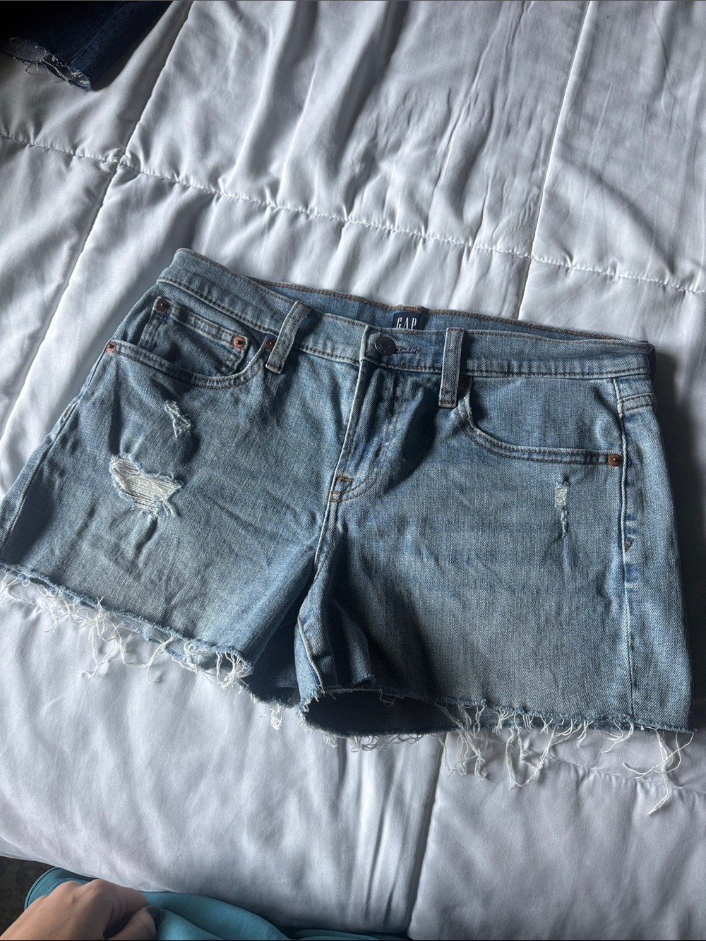 GAP Light Blue Denim Shorts